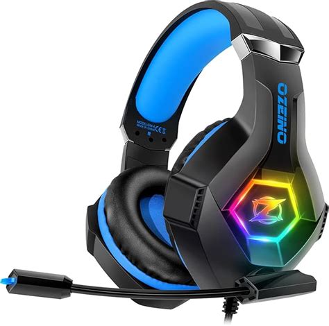 Ozeino Gaming Headset For Ps5 Ps4 Xbox One Switch Pc Over Ear Gaming
