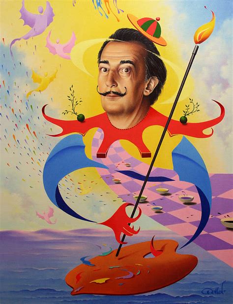 San Salvador Dali Painting By Hans Doller Pixels
