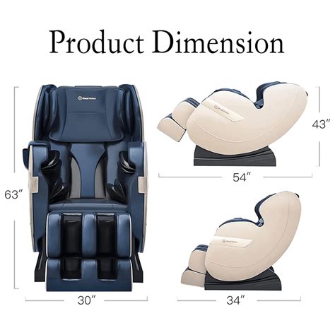 Real Relax® Favor 03 Plus Full Body Shiatsu Massage Chair Homedic Shiatsu Foot Massager Blue