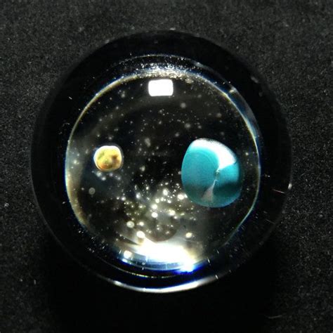 Aqua Planet Glass Galaxy Marble Space Marble Borosilicate Marble Glass Sphere Boro Lampwork