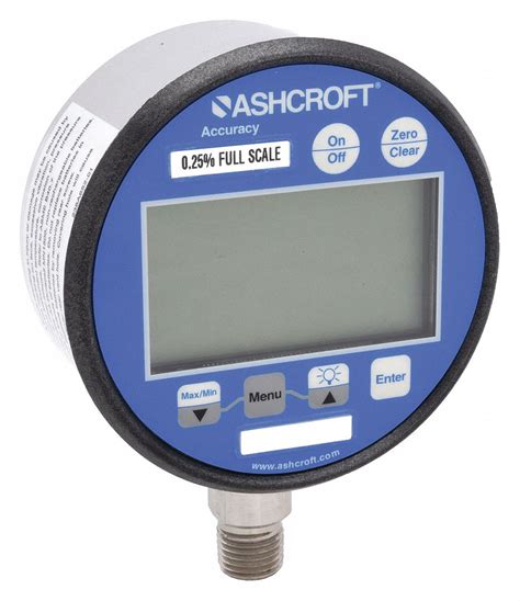 Ashcroft 0 To 1000 Psi Digital Pressure Gauge 3 Dial 14 Mnpt