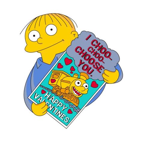 The Greatest Valentine S Day Card Of All Time From One Mr Ralph Wiggum