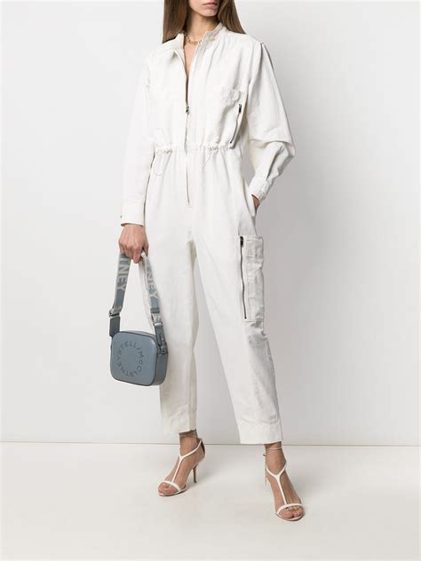 Stella Mccartney Zip Detail Jumpsuit Farfetch