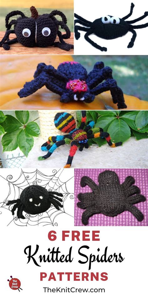 Free Knitted Spider Patterns For Halloween The Knit Crew