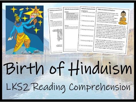 Year 3 Or Year 4 Birth Of Hinduism Reading Comprehension Activity