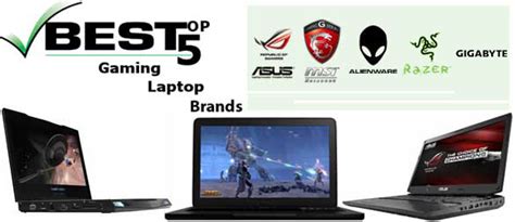 Best Laptop Brands For Pc Gaming