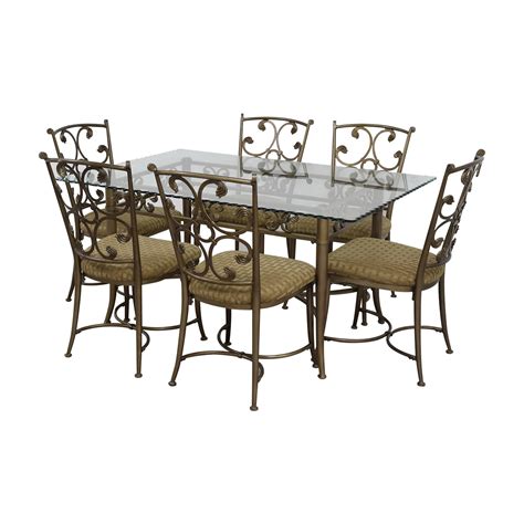 We did not find results for: 90% OFF - Glass and Gold Wrought Iron Dining Set / Tables
