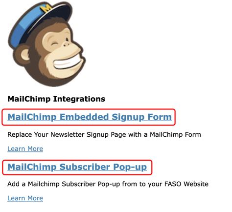 Boldbrush — Mailchimp Integration