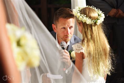 Groom Makes Wedding Vows To Step Daughter Wedding Vows