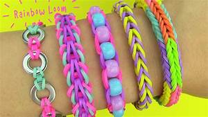 Rainbow Loom Diy 5 Easy Rainbow Loom Bracelets Without A Loom Or A