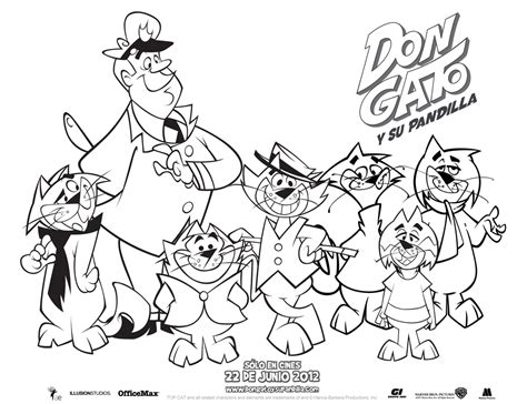 Don gato, un estafador inteligente cuyos amigos cercanos lo llaman dg, guía a sus fieles seguidores panza, espanto, benito bodoque, demóstenes y cucho en una variedad de estafas, actividades de juego y acrobacias descabelladas, todo en la. DIBUJOS DON GATO Y SU PANDILLA PARA COLOREAR