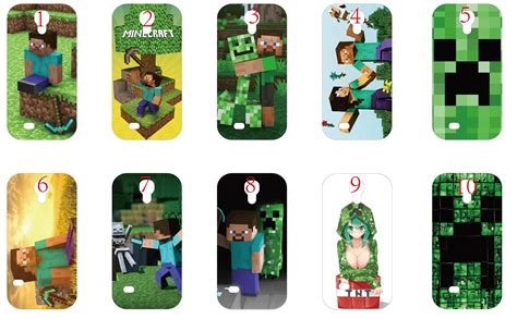 2015 Real Plastic Phone Cases Minecraft Case Cover New