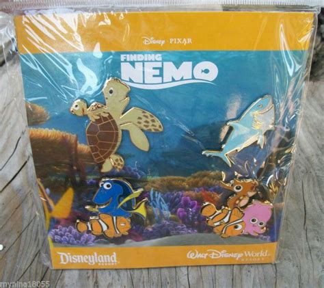 Finding Nemo Disneyland Trading Pins Disney Pins Nemo Disneyland