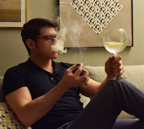 Young Cigar Smoking Guys On Tumblr Looks Like He Enjoys A Good Cigar