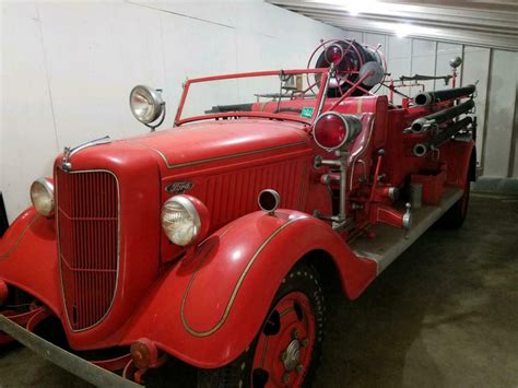 1935 Ford Model 51 Fire Truck 5 Barn Finds