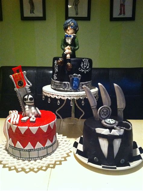 Black Butler Kuroshitsuji Birthday Mini Cakes Miltnmo Flickr