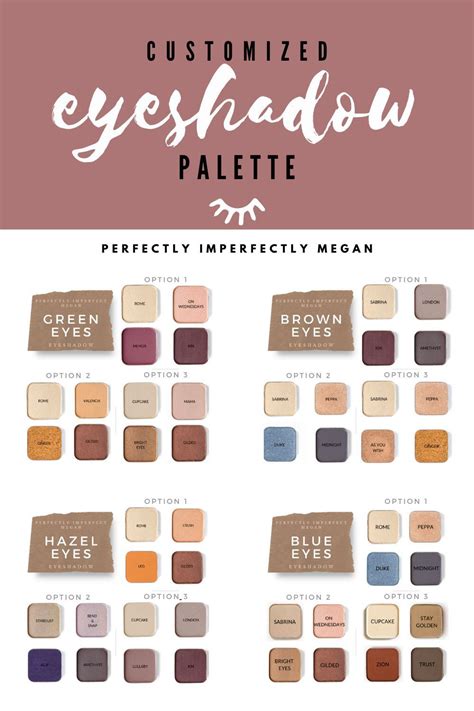 Customizable Eyeshadow Palette — Perfectly Imperfect Megan Green Eyes
