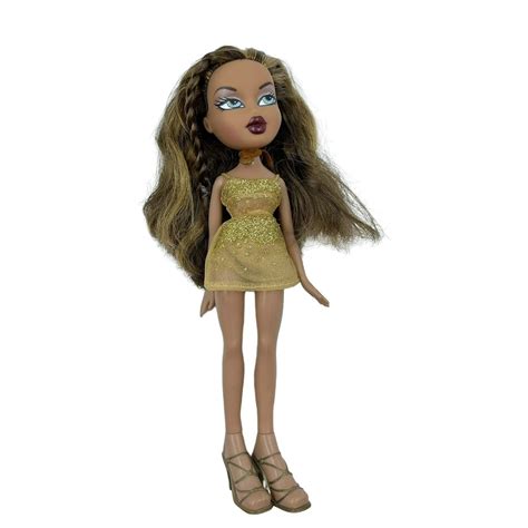 Vintage Bratz Doll Yasmin 2001 W Skirt And Heels Brown Hair Bro Super