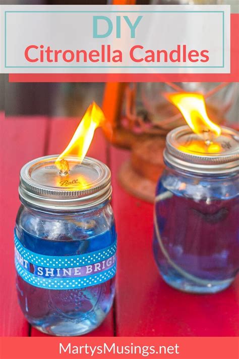 These Easy And Inexpensive Diy Citronella Candles Are Easy To Make