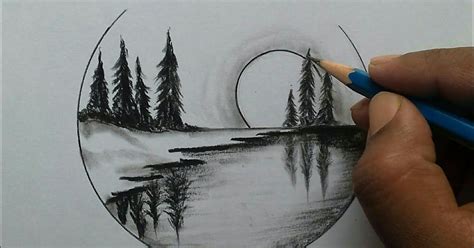 Easy Nature Art Pencil Drawings Hallerenee