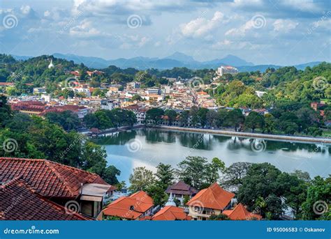 Beautiful View Of Kandy In Sri Lanka Stock Image Image Of Terrain