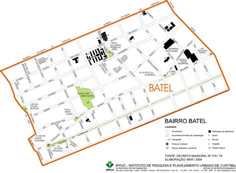 Mapa Do Batel Mapa Bairros De Curitiba Planejamento Urbano