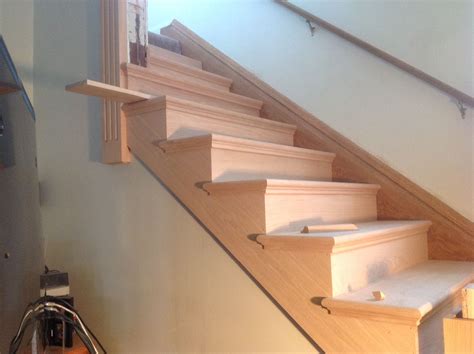 Red Oak Staircase Installation Hardwood Stairs Red Oak Staircase