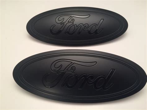 2015 16 17 Black Matte F 150 Emblem Set Fl3a 8213 A And Fl3z 9942528 A