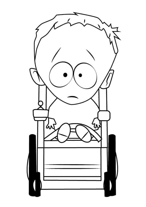 Timmy Burch From South Park Coloring Page Download Print Or Color Online For Free