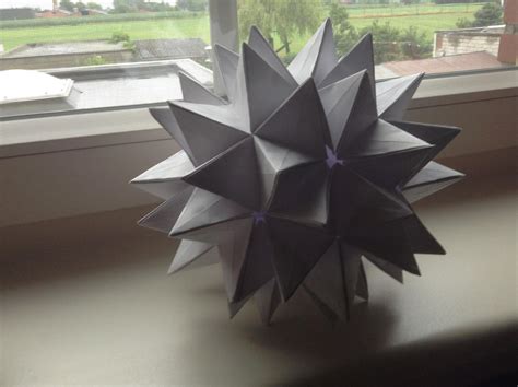 Origami Transforming Spike Ball Spike Form By Cutesnible12 On Deviantart