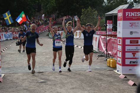 Sweden Fight Back To Win Sprint Relay Gold At World Orienteering