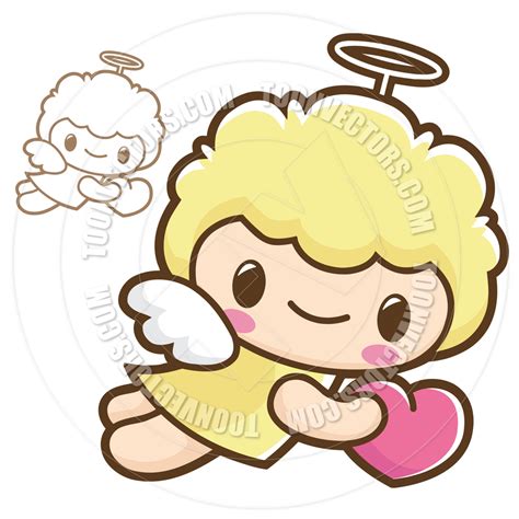 Flying Angel Cartoon Clipart Clipart Suggest