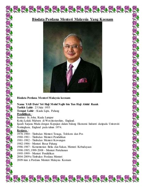 Hari ini perdana menteri ada memaklumkan menteri pendidikan baru dilantik. ANAK-ANAK MALAYSIA: PERDANA MENTERI MALAYSIA
