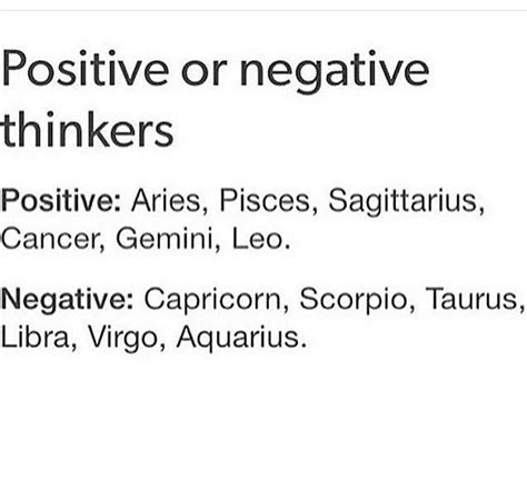 I Like To Think Of Myself As A Realistic Thinker Not A Positive Or