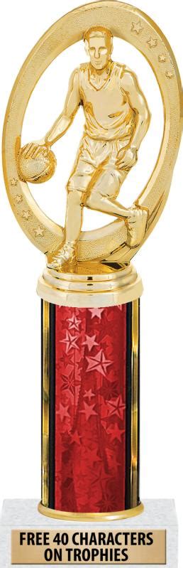 Red Column Basketball Trophies Classic Basketball Trophies
