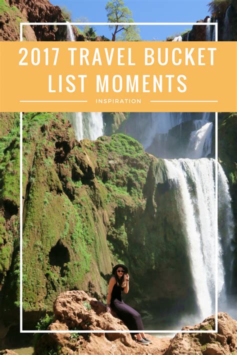 But if you're literally googling bucket list travel destinations, chances are that you need a lil help picking a location suitable for drinking, eating, and 'gramming. 2017 TRAVEL BUCKET LIST MOMENTS