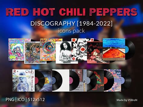 Red Hot Chili Peppers Discography 1984 2022 By Vsbron On Deviantart