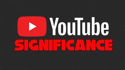 Youtube Subscriber Counts And Significance Legundo