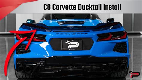 Painted Next Gen High Rise Wing Spoiler For 2020 2023 C8 Corvette