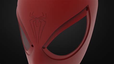 Artstation The Amazing Spider Man 2 Faceshell For 3d Printing Resources