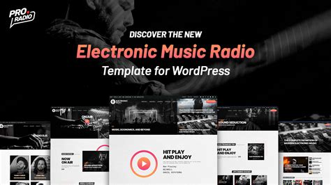 New Electronic Music Radio Station Templates Included With Pro Radio