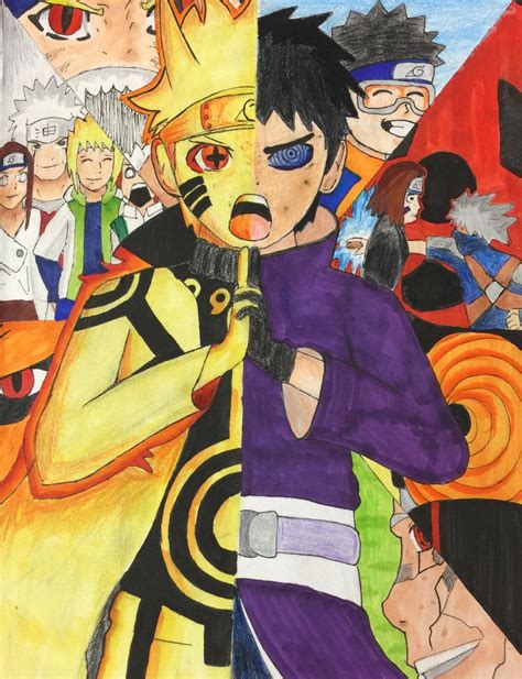 Finished My Naruto Drawing Naruto