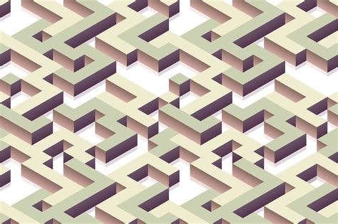 8 Isometric Seamless Patterns By Side Project Thehungryjpeg