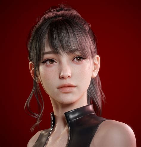 Artstation New Girl Sihwa Lee Digital Art Girl Character Design