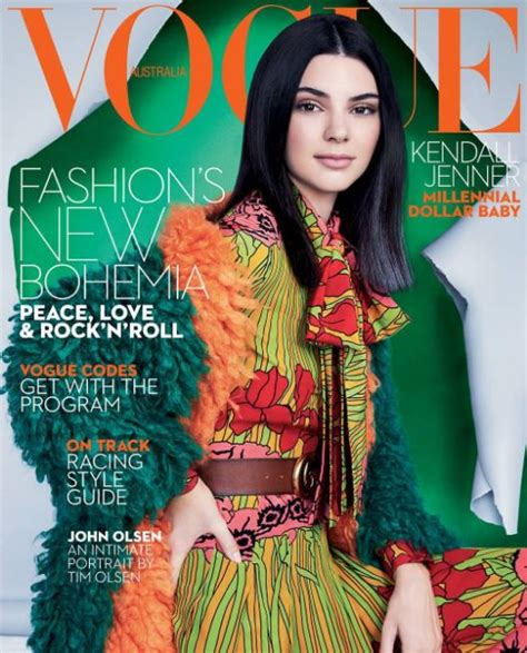 Kendall Jenner Covers Vogue Australia Shallies Purple Beehive