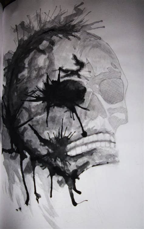 Splatter Skull By Mr Bramble On Deviantart