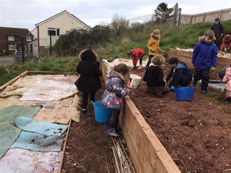 Year 2 In The Garden Teignmouth Primary