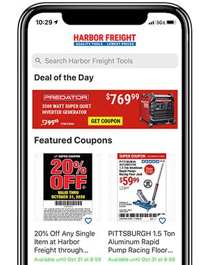 Apparently this coupon never actually got handed out in stores, or if it did, it was in error. Download the Harbor Freight Tools App - Harbor Freight Coupons