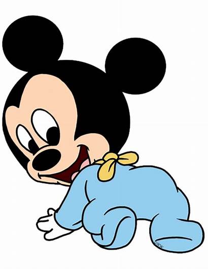 Mickey Clipart Disney Mouse Clip Babies Crawling
