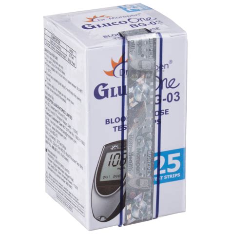 Dr Morepen Gluco One BG 03 Blood Glucose Test Strip Only Strips Buy